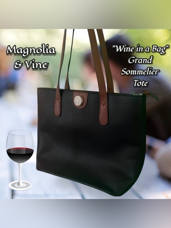 magnolia and vine Handbags - Magnolia & Vine Wine in a Bag Grand Sommelier Tote